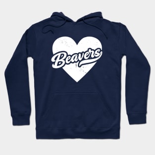 Vintage Beavers School Spirit // High School Football Mascot // Go Beavers Hoodie